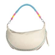 Chique Geborduurde Uitbreidbare Handtas Desigual , White , Dames