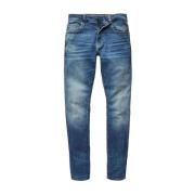 Indigo Denim Skinny Jeans G-star , Blue , Heren