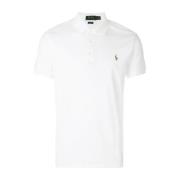 Witte Gebreide Polo Shirt Polo Ralph Lauren , White , Heren