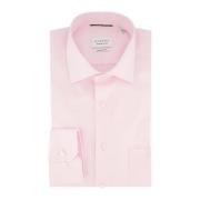 Roze Business Overhemd Lange Mouw Eterna , Pink , Heren