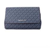 Navy Blauwe Convertible Crossbody Tas Michael Kors , Blue , Dames