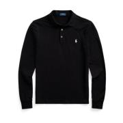 Zwart Casual Polo Shirt Mannen Polo Ralph Lauren , Black , Heren