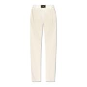 Hoge taille broek Dolce & Gabbana , Beige , Dames