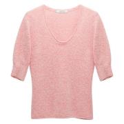 Luxe Plezier Roze Wit Pullover Dorothee Schumacher , Pink , Dames