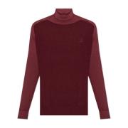 Wollen Turtleneck Sweater Etro , Red , Heren