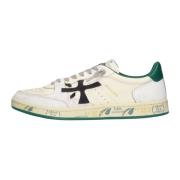 Heren Lage Sneakers Clay Premiata , White , Heren