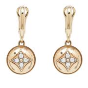 Pre-owned Yellow Gold earrings Louis Vuitton Vintage , Yellow , Dames