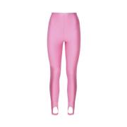 Roze Nylon Leggings Tweede Huid Pasvorm Andamane , Pink , Dames