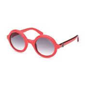 Ronde zonnebril met contrasterende details Moncler , Pink , Dames