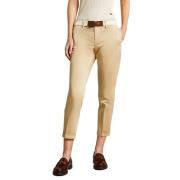 Slim-fit Trousers Fay , Beige , Dames