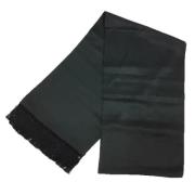 Pre-owned Silk scarves Celine Vintage , Black , Dames