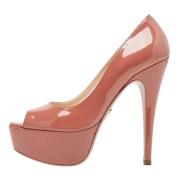 Pre-owned Leather heels Prada Vintage , Pink , Dames