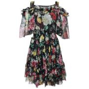 Pre-owned Silk dresses Dolce & Gabbana Pre-owned , Multicolor , Dames