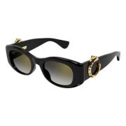 Vrouwelijke acetaat cat-eye zonnebril Cartier , Black , Dames