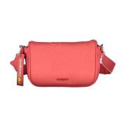 Roze Polyethyleen Handtas met Verstelbare Band Desigual , Pink , Dames