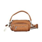 Bruine Polyethyleen Handtas met Afneembare Banden Desigual , Brown , D...