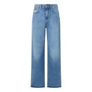 Denim Jeans voor Vrouwen Pepe Jeans , Blue , Dames
