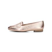 Roze Leren Loafers met Vrouwelijke Touch Paul Green , Pink , Dames