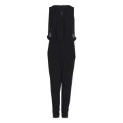 Jumpsuit met Cut-Outs vera mont , Black , Dames