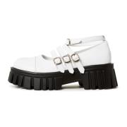 Elegante Mary Jane Loafers - Wit Cesare Gaspari , White , Dames