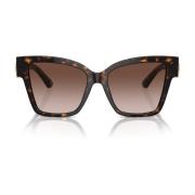 Vierkante zonnebril DG Precious geïnspireerd Dolce & Gabbana , Brown ,...