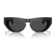 Trendy zonnebril met donkergrijze lenzen Burberry , Gray , Unisex