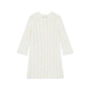 Ivory Ditu Gehaakte Jurk Loulou Studio , White , Dames