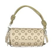 Beige Handtas met Meerdere Compartimenten Desigual , Beige , Dames