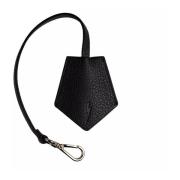 Luxe Leren Sleutelhanger Stijlvol Ontwerp Neil Barrett , Black , Heren