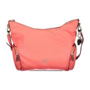 Stijlvolle Crossbody Handtas met Externe Zakken Guess , Pink , Dames