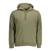 Groene Hoodie met Logo Napapijri , Green , Heren