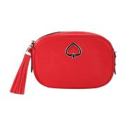 Stijlvolle Crossbody Camera Tas met Ritssluiting Kate Spade , Red , Da...