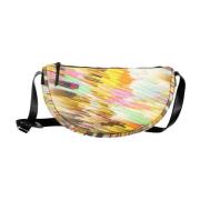 Gele Schoudertas met Zakken Desigual , Multicolor , Dames