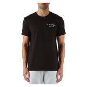 Katoenen logo print T-shirt Calvin Klein Jeans , Black , Heren