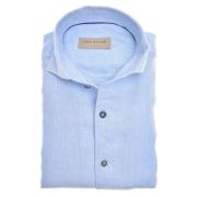 Slim Fit Business Overhemd Lichtblauw John Miller , Blue , Heren