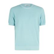 Casual Katoenen T-shirt Kangra , Blue , Heren