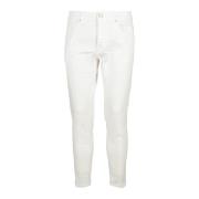 Klassieke Denim Jeans Don The Fuller , White , Heren