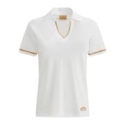 Geo Classic Polo Shirt Alviero Martini 1a Classe , White , Dames