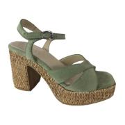 Stijlvolle Sandaal Wonders , Green , Dames