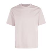 Stijlvolle Piquet Crew Neck Shirt Circolo 1901 , Pink , Heren