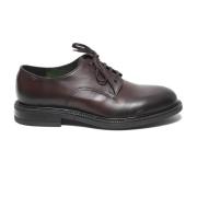 Bruine Leren Derby Schoenen Aw23 Alexander Hotto , Brown , Heren