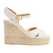 Bromelia/8Ed/032 11 cm Wedges Castañer , White , Dames