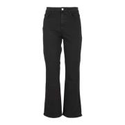 Flared Fit Comfort Jeans Icon Denim , Black , Dames