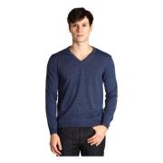 Denim Sweaters met Geo Classic Details Alviero Martini 1a Classe , Blu...