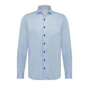 Casual Blauw Linnen Overhemd Blue Industry , Blue , Heren