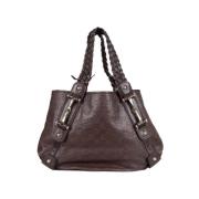 Pre-owned Leather totes Gucci Vintage , Brown , Dames