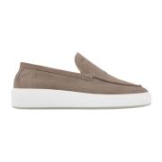 Stijlvolle Sand Loafers Nubikk , Brown , Heren