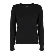 Round-neck Knitwear A.p.c. , Black , Dames