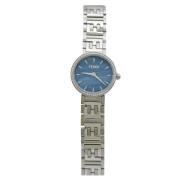 Pre-owned Stainless Steel watches Fendi Vintage , Blue , Dames