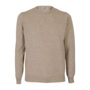 Luxe Cashmere Sweater Kangra , Beige , Heren